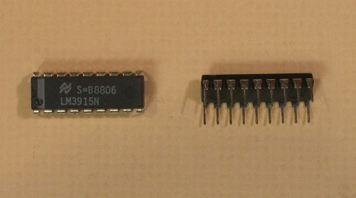 LM3915 LED Bargraph Driver, 18-pin DIP package,8 pieces