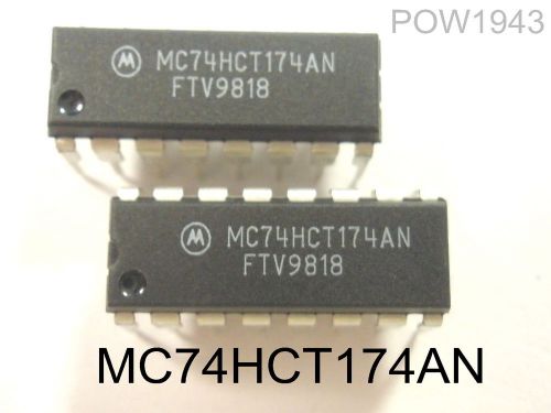 ( 5 PC. ) MOTOROLA MC 74HCT174 AN IC, 16 PIN DIP, NEW