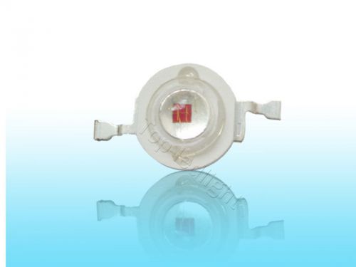 50pcs 1w red 620nm~630nm high power led light lamp bulb emitter diy without pcb for sale