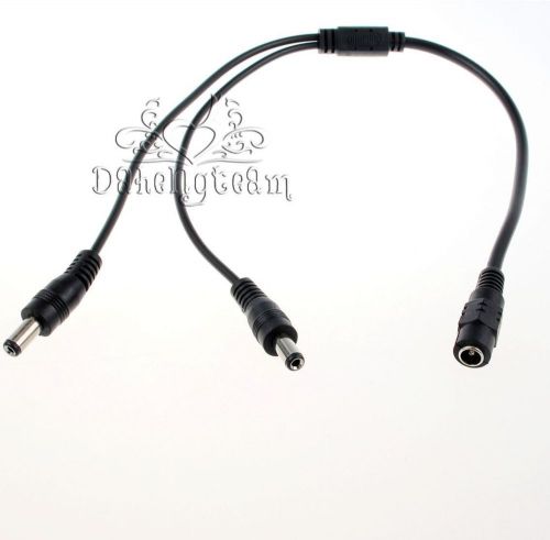 Hot 5.5x2.1mm cctv camera dc power splitter cable connect extension wire 40cm for sale
