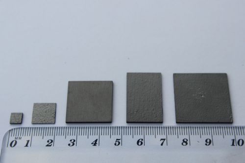 1 Pyrolytic graphite square 20 mm x 20 mm x 1.25 mm
