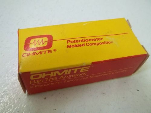 LOT OF 2 OHMITE CMU1511 POTENTIOMETER *NEW IN A BOX*