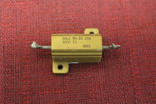Dale rh-25 25w 500 ohm 1% 8350 power resistor used for sale