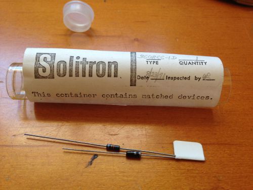 Vintage Solitron  360866-1D Matched devices, New with CofC