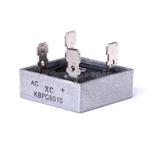 Kbpc5010 kbpc-5010 metal case diode bridge rectifier 35a 1000v common industrial for sale
