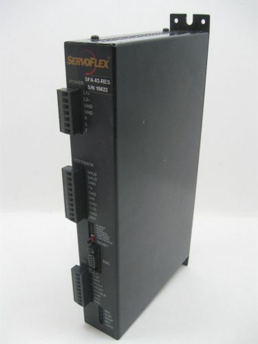 Custom servo motors sfa-03-res servoflex brushless servo amplifier for sale