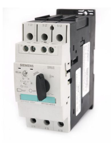 Siemens sirius 3rv1031-4fb10 circuit breaker 3-pole 690v 32a din-rail mount for sale