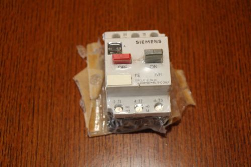 siemens 3ve1010-2d motor starter protector