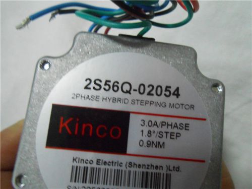 Kinco Stepper Motor 2S56Q-02054 2 phase 1.5~6 A Holding Torque 0.5~2.5Nm New