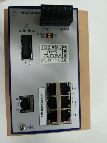 Hirschmann RS20 Industrial Ethernet Switch, 10/100Base-TX, RJ45 and Fiber