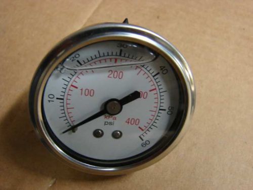 Dayton 5WZ36 60 psi liquid filled 2&#034; pressure gauge
