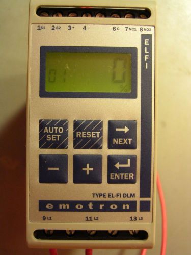EMOTRON DIGITAL LOAD MONITOR EL-FI-DLM *tested*