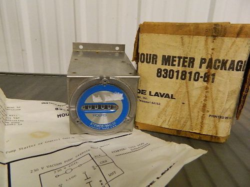 De Laval Hour Meter, New In Box, 8301810-41 with box &amp; papers B
