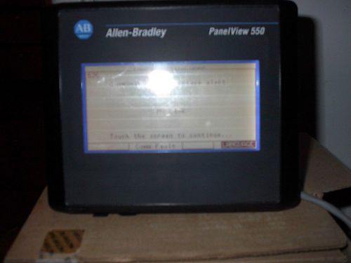 Allen Bradley Panel View 550 model 2711-T5A20L1