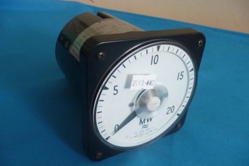 Yokogawa 2105 JIS C 1102 0-20 MW AC Watt Meter 3PH 3Wire U