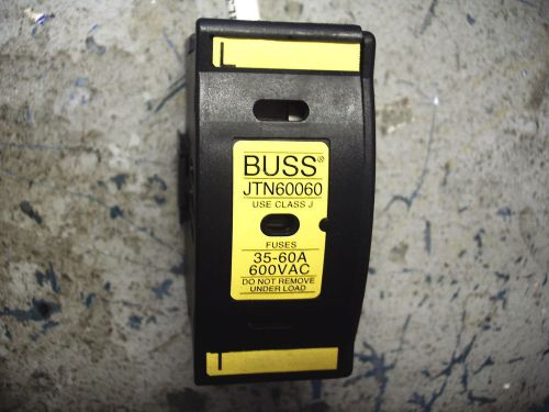 Buss jtn60060 type j fingersafe fuse block lit quantity!!! for sale