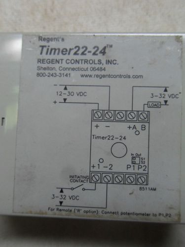 (x5-14) 1 used regent controls regents timer 22-24 for sale