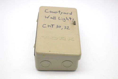 Tork 7122 24 hour dial spst time switch 208/277v-ac 40a amp timer b429484 for sale