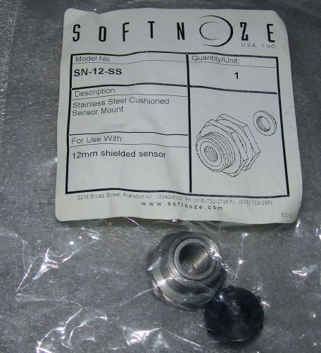 softnoze cushioned sensor mount sn-12-ss stainless