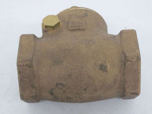Milwaukee 509 1-1/2 in npt bronze 200 swing gate check valve b380117 for sale