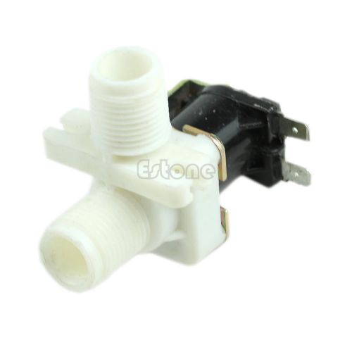 220v dc electric solenoid valve magnetic n/c water air inlet flow switch 1/2&#034; for sale