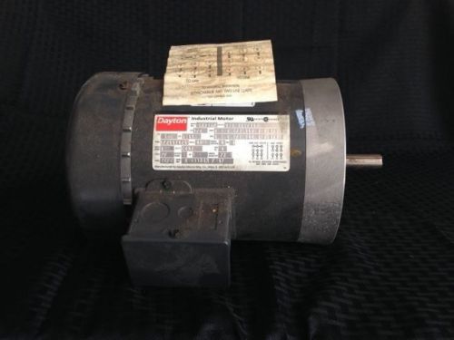 Dayton - 2n916m - motors, ac. three (3) phase 1/2hp, 208-220v for sale