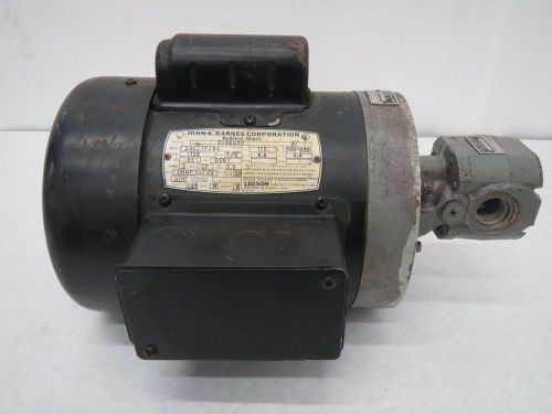 JOHN S BARNES C6C17FZ5A AC 1/2HP 230/460V-AC 1725RPM D56Y 1PH PUMP MOTOR B270743