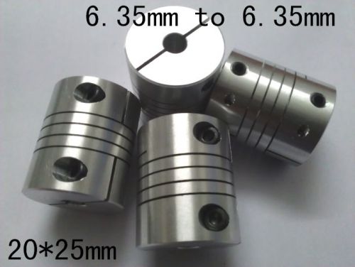 Shaft coupling flexible coupler d20l25 / 6.35*8mm for sale