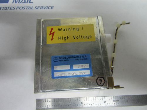 High Voltage PS from OSCILLOQUARTZ 3102 CESIUM FREQUENCY STANDARD ATOMIC CLOCK