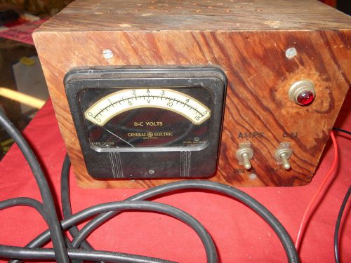 Engineering General Electric D-C volts amps Type DO-58 Model 8DO58V steampunk