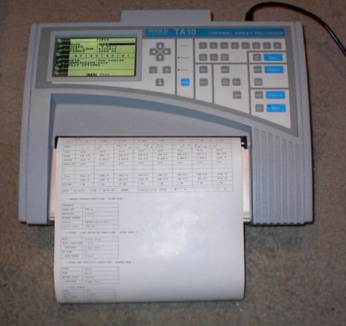 Portable gould strip chart recorder data acquisition oscillograph ta-10 ta10 for sale