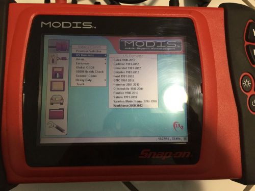 Snap On Modis EEMS300 Scanner V13.2 software Domestic/ Asian/ Euro... Up To 2012