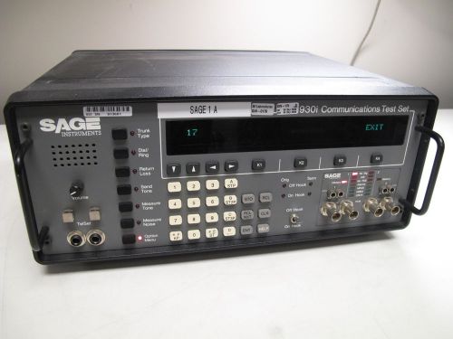 Sage Instruments 930i Communications Test Set opt 17