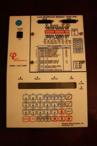 PHOENIX MICROSYSTEMS V.35 INTERFACE MODULE 1500-300 AND RS-232 1500-250 TESTER