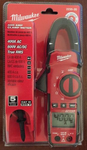 New milwaukee 2235-20 400/600 amp clamp meter volt meter sealed for sale