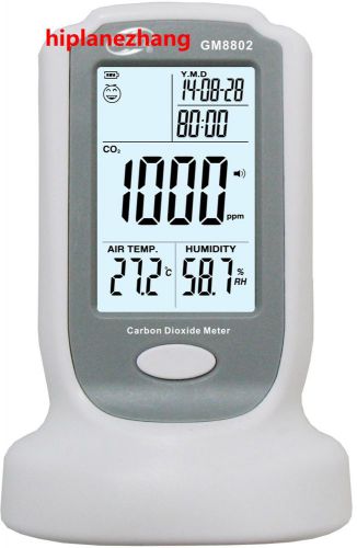 Handheld carbon dioxide co2 monitor detector temperature humidity meter 3in1 for sale