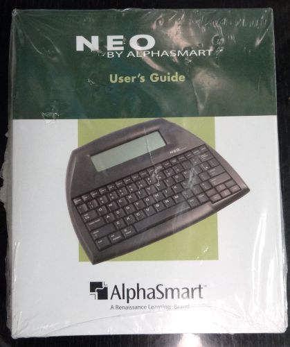 NEW NEO By AlphaSmart User&#039;s Guide
