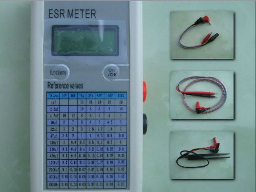 Digital AutoRanging In Circuit ESR Capacitor /Low Ohm Meter Up to 0.01R - 30R