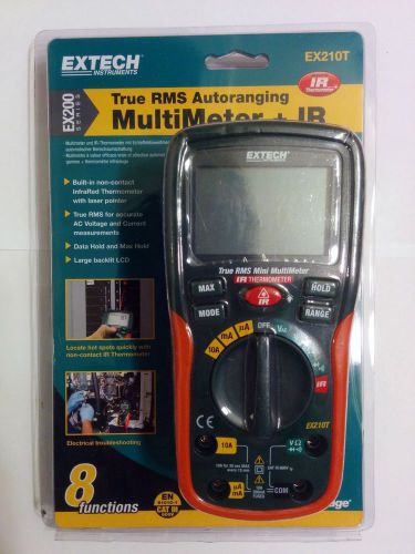 Extech EX210T True RMS Multimeter + IR - InfraRedThermometer &amp; Laser Pointer