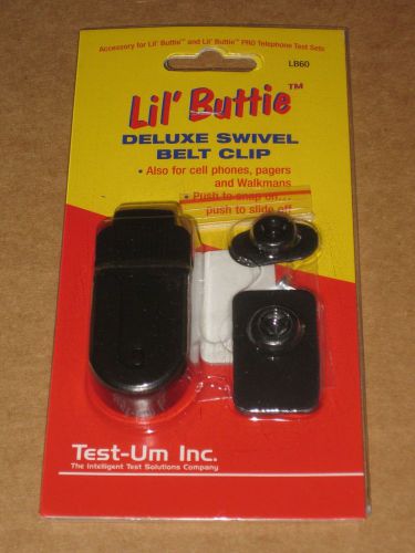 Brand new test-um lil buttie deluxe swivel belt clip lb60 for sale