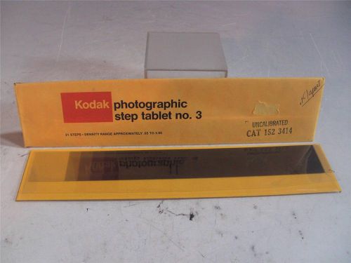 Kodak Photographic Step Tablet No 3 - Uncalibrated