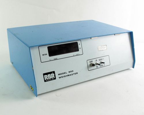RBR Scales Inc. Weighmaster Model 900