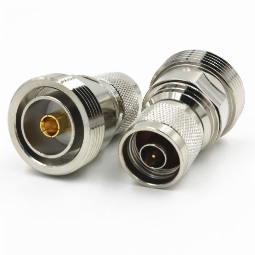 5pcs l29 7/16 din female jack to n male plug rf coaxial adapter connector for sale