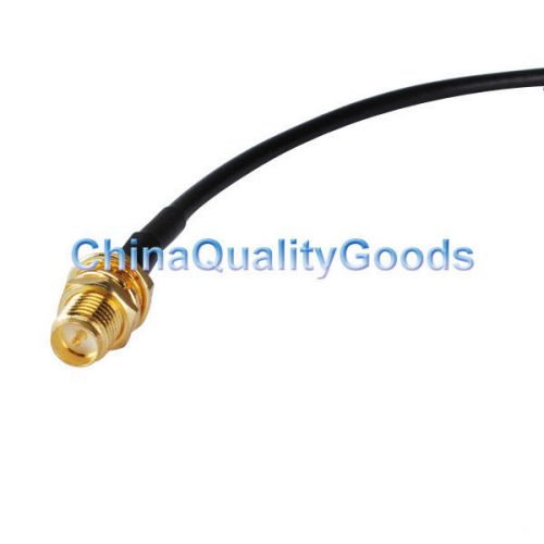 Custom cable rg174 30cm/50cm/60cm rp sma female to rp sma male pigtail cable for sale