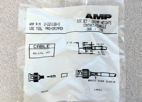 Lot of 46 pieces amp 2-221128-3 bnc connector for sale