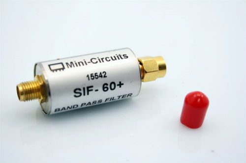 Mini-circuits sif-60+ rf bandpass filter bpf 50-70mhz sma tested  by the spec for sale