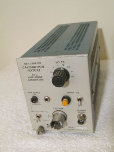 Tektronix    067-0508-00     50 ohm     Amplitude Calibration Unit