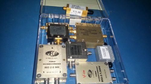 Mixed Lot Power Splitter, Divider, Filter Mini-Circuits, Meca, LDC, Ditcom