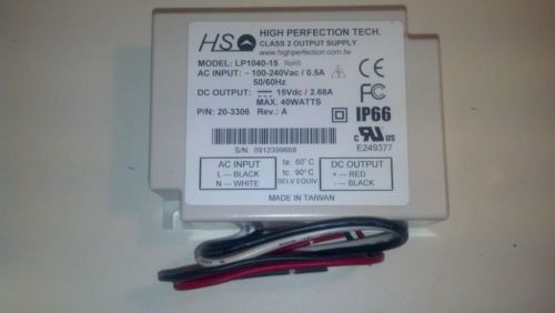 LP1040-24-C1050 HS High Perfection Tech.  Power Supply AC:100-240Vac /DC: 15Vdc