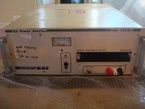 RARE Elgar 751SL 751 SL AC Power Source / Supply  # 751SL-11  Signal Series 400